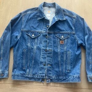 True Vintage Carhartt Men's Classic Blue Denim Jacket